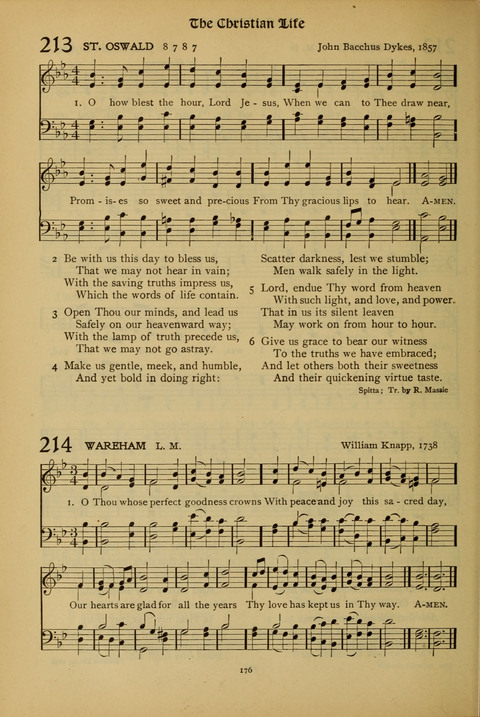 The American Hymnal for Chapel Service page 176