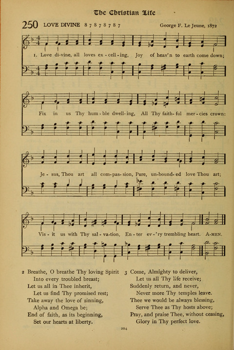 The American Hymnal for Chapel Service page 204