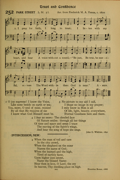The American Hymnal for Chapel Service page 207
