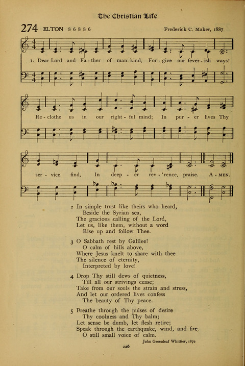 The American Hymnal for Chapel Service page 226