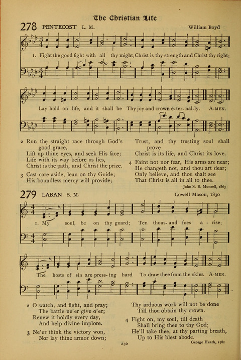 The American Hymnal for Chapel Service page 230