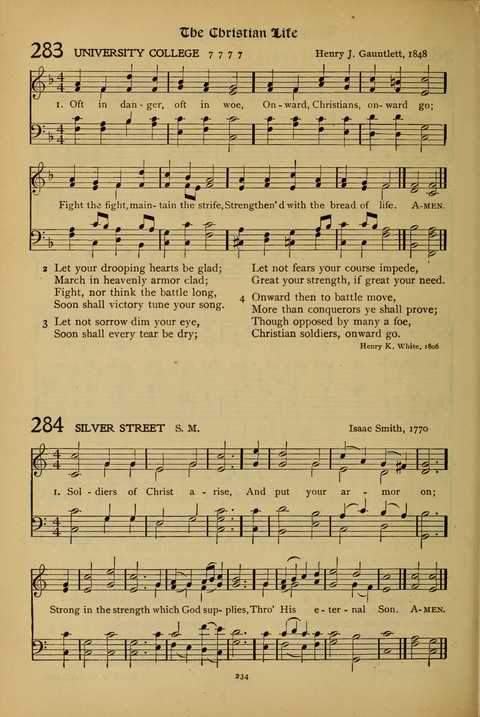 The American Hymnal for Chapel Service page 234