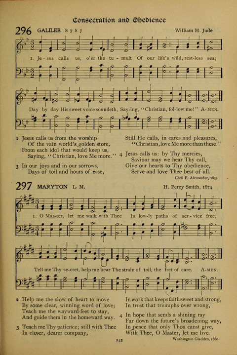 The American Hymnal for Chapel Service page 245