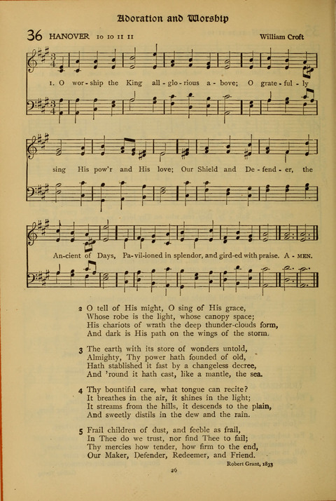 The American Hymnal for Chapel Service page 26