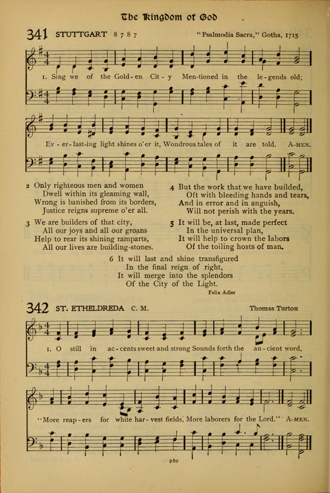 The American Hymnal for Chapel Service page 280