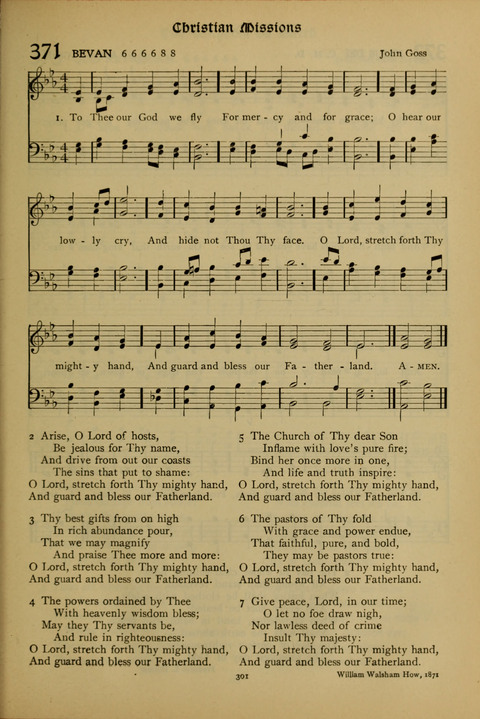 The American Hymnal for Chapel Service page 301