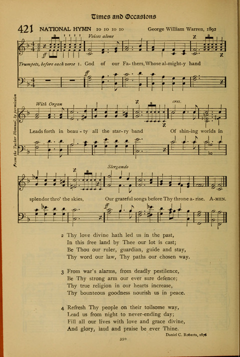 The American Hymnal for Chapel Service page 350
