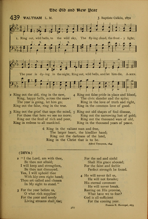 The American Hymnal for Chapel Service page 367