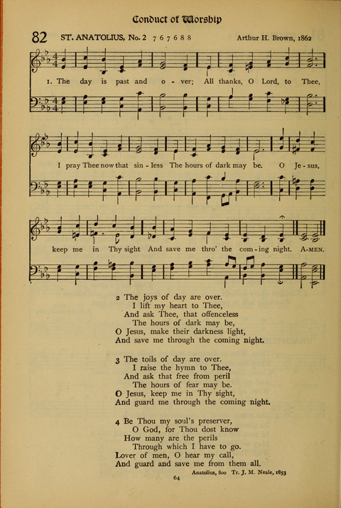The American Hymnal for Chapel Service page 64