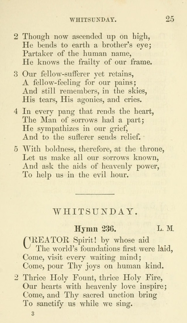 Additional Hymns set forth by the House of Bishops at the request of the House of Clerical and Lay Deputies, in General Convention, October 1865; to be used in the congregations of the Protestant Ep.. page 25