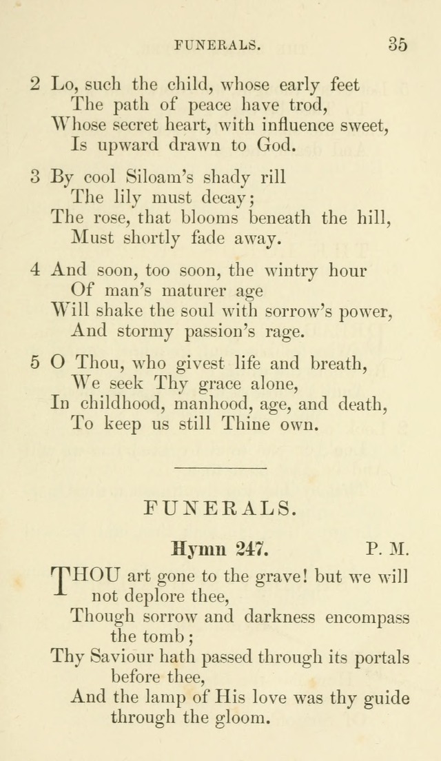 Additional Hymns set forth by the House of Bishops at the request of the House of Clerical and Lay Deputies, in General Convention, October 1865; to be used in the congregations of the Protestant Ep.. page 35