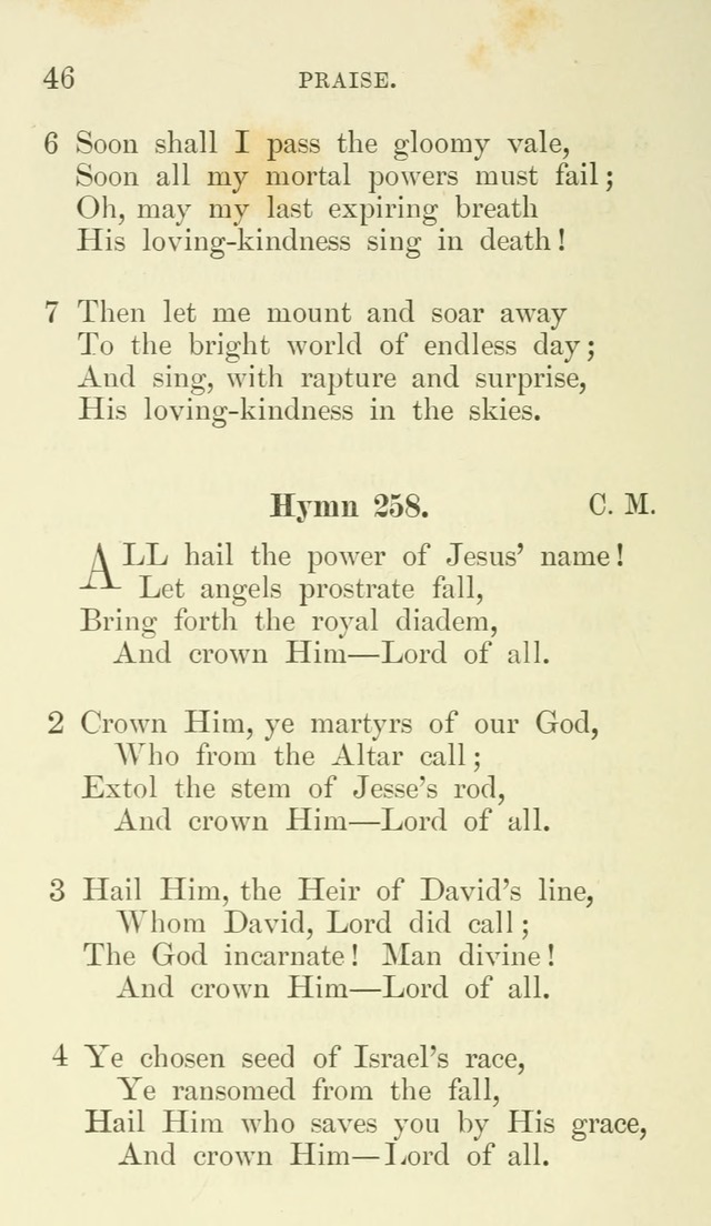 Additional Hymns set forth by the House of Bishops at the request of the House of Clerical and Lay Deputies, in General Convention, October 1865; to be used in the congregations of the Protestant Ep.. page 46