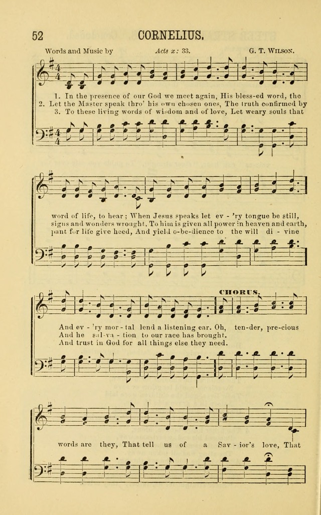 Apostolic Hymns and Songs: a collection of hymns and songs, both new and old, for the church, protracted meetings, and the Sunday school page 52