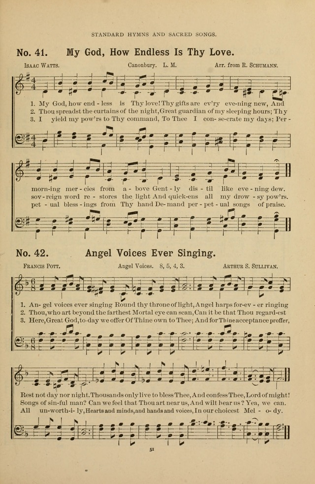 The Assembly Hymn and Song Collection: designed for use in chapel, assembly, convocation, or general exercises of schools, normals, colleges and universities. (3rd ed.) page 51