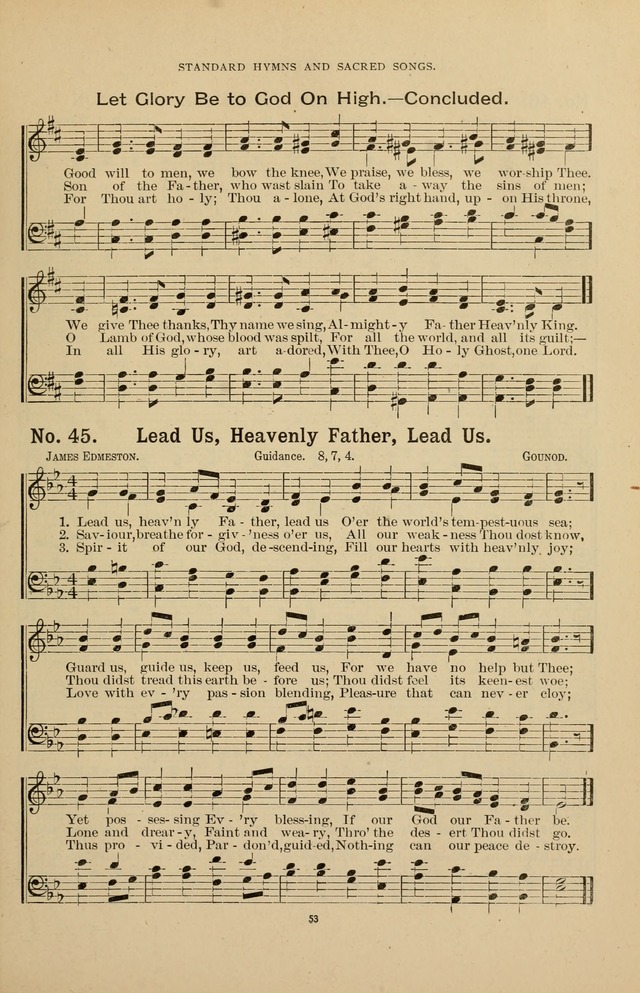 The Assembly Hymn and Song Collection: designed for use in chapel, assembly, convocation, or general exercises of schools, normals, colleges and universities. (3rd ed.) page 53