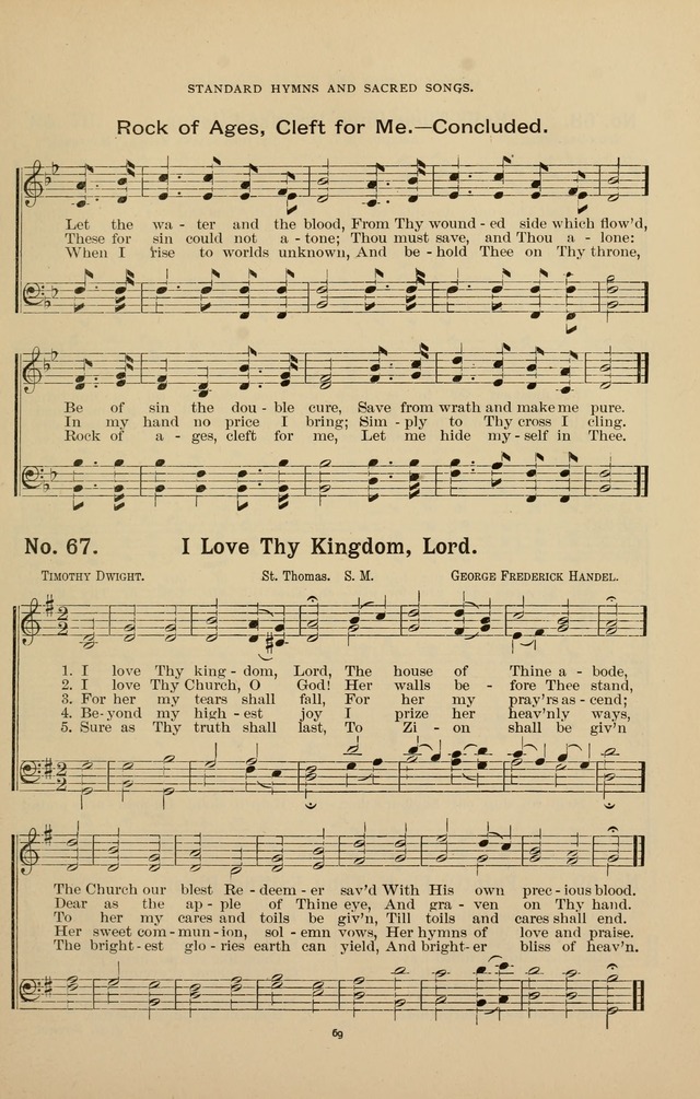 The Assembly Hymn and Song Collection: designed for use in chapel, assembly, convocation, or general exercises of schools, normals, colleges and universities. (3rd ed.) page 69