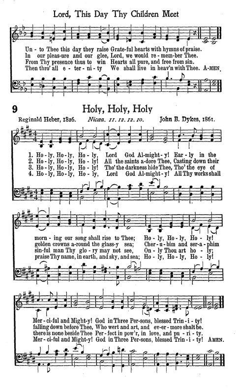 American Junior Church School Hymnal page 7