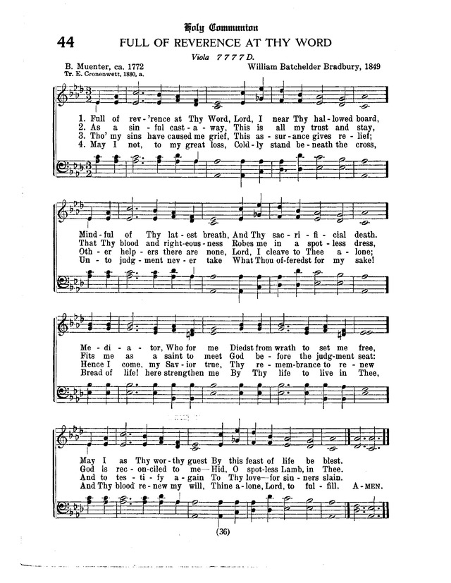 American Lutheran Hymnal page 244