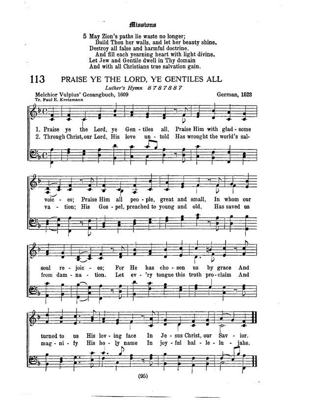 American Lutheran Hymnal page 303