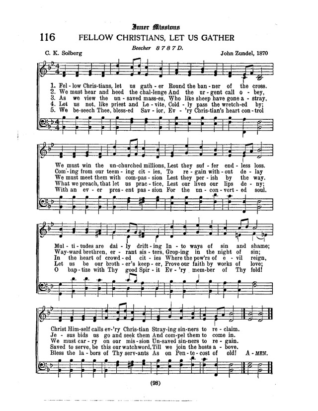 American Lutheran Hymnal page 306