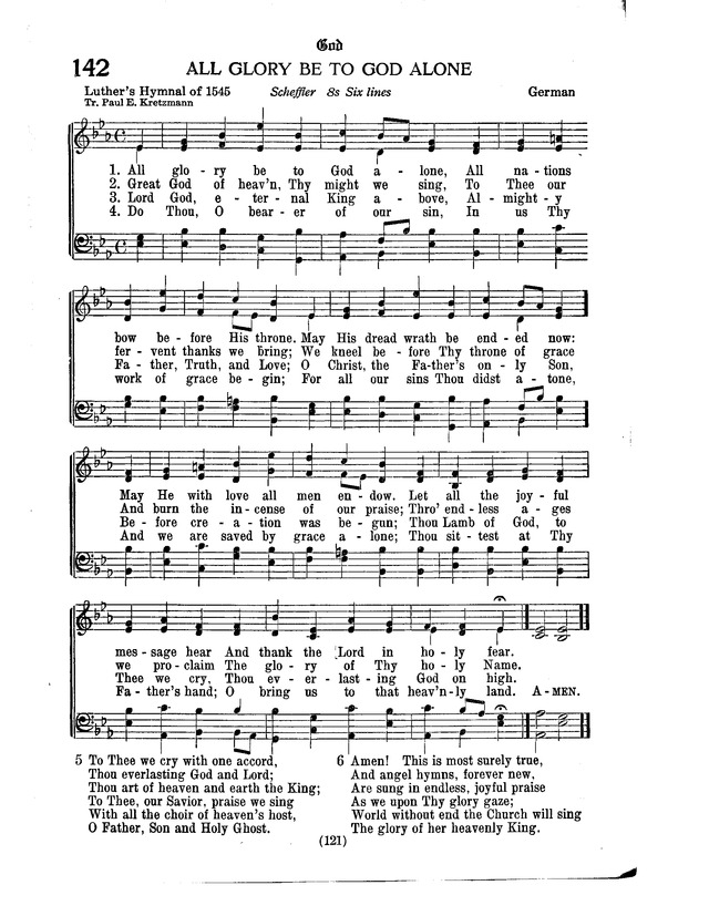 American Lutheran Hymnal page 329