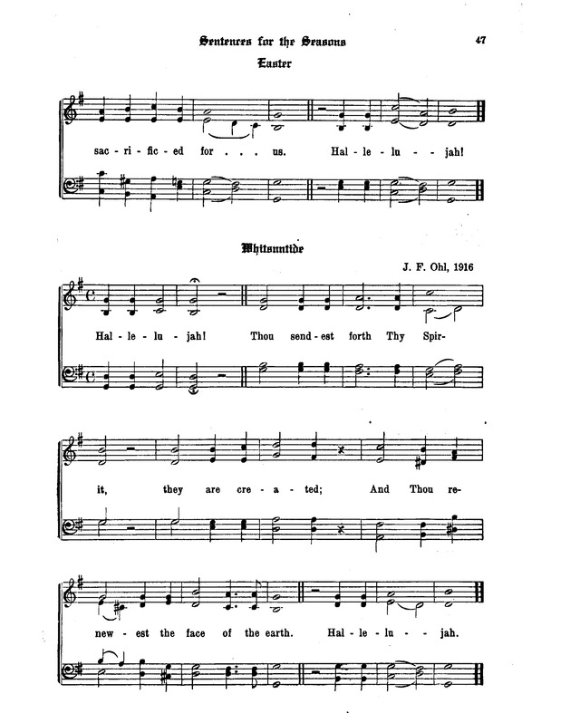 American Lutheran Hymnal page 47