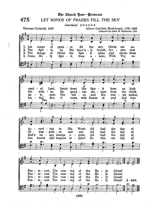 American Lutheran Hymnal page 614