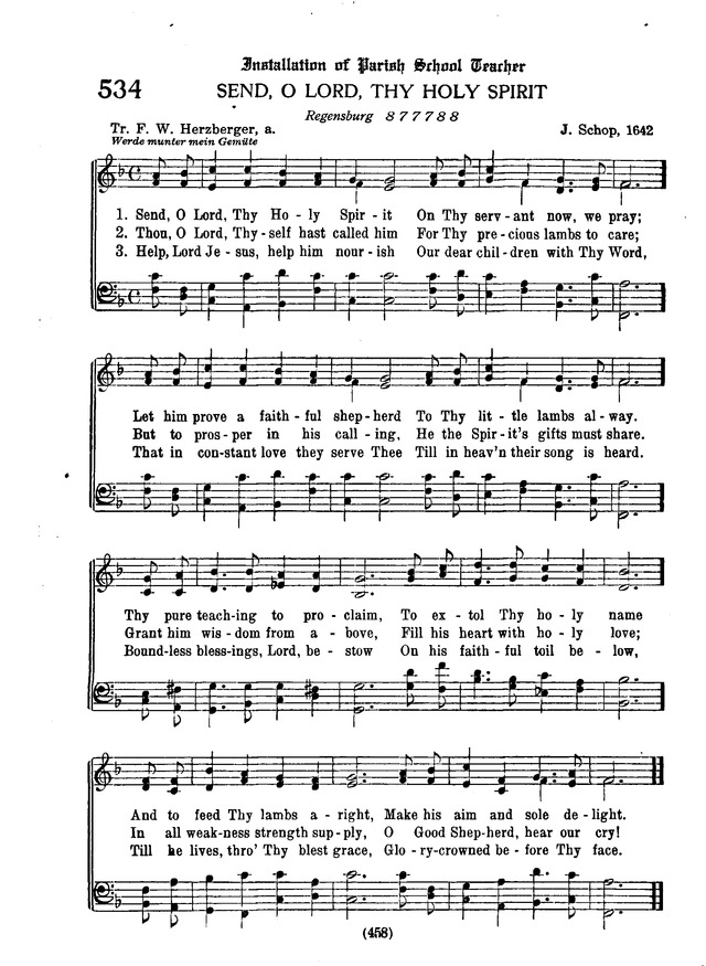 American Lutheran Hymnal page 666