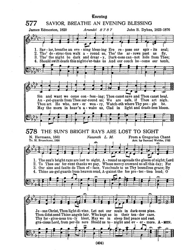 American Lutheran Hymnal page 702