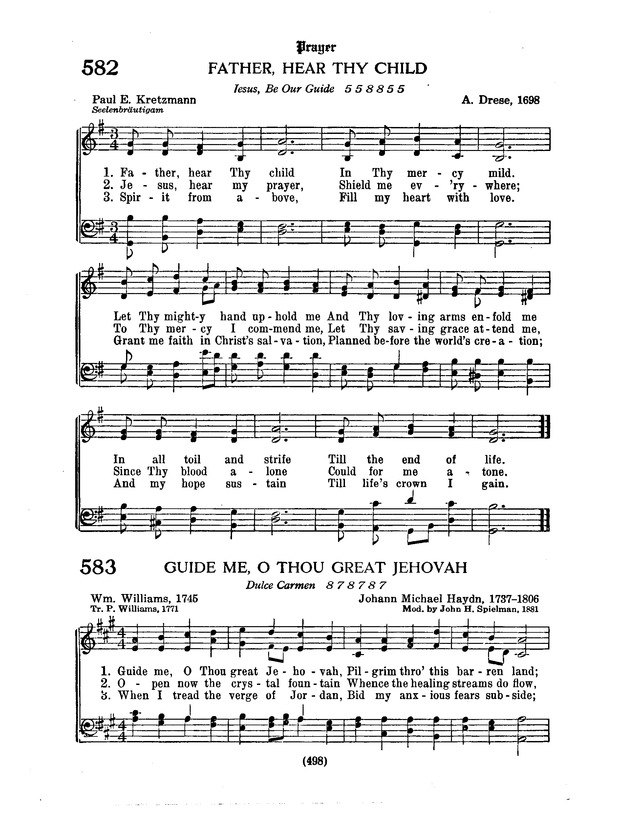American Lutheran Hymnal page 706