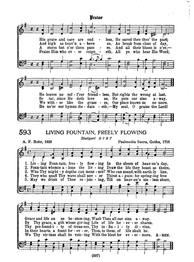 American Lutheran Hymnal page 715