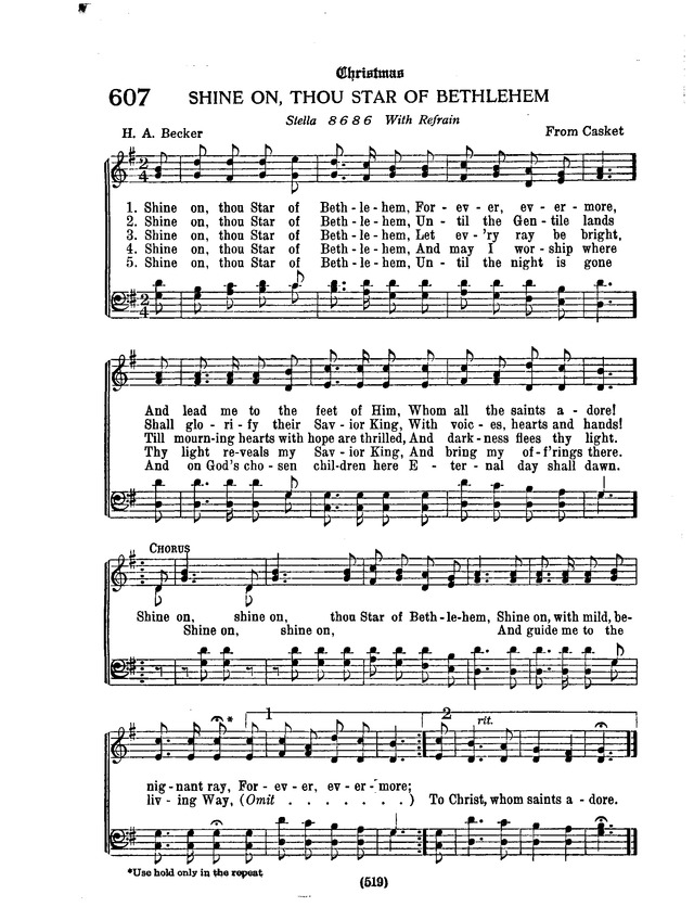 American Lutheran Hymnal page 727