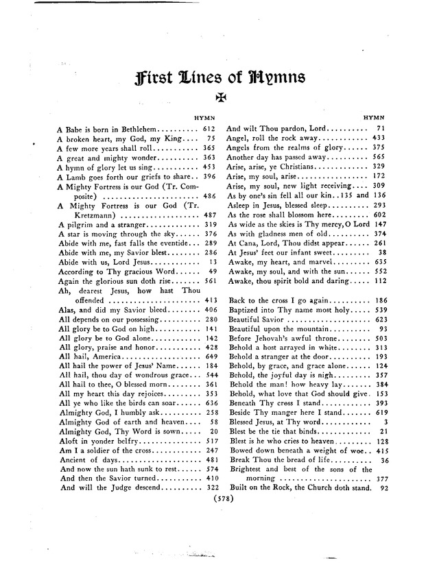 American Lutheran Hymnal page 786