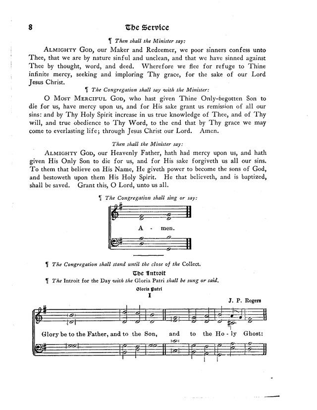 American Lutheran Hymnal page 8