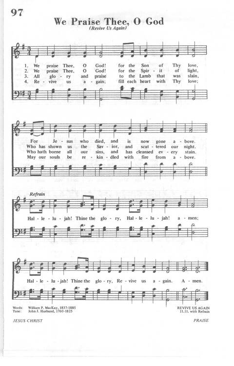 African Methodist Episcopal Church Hymnal page 100
