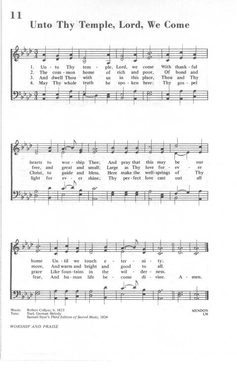 African Methodist Episcopal Church Hymnal page 12