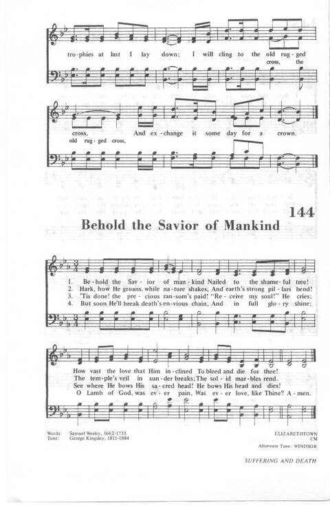 African Methodist Episcopal Church Hymnal page 151