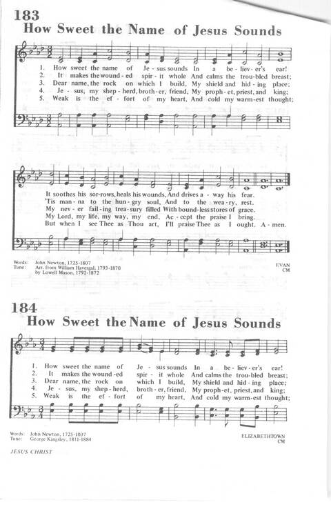 African Methodist Episcopal Church Hymnal page 190