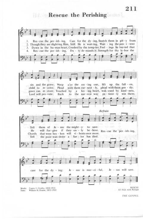 African Methodist Episcopal Church Hymnal page 219