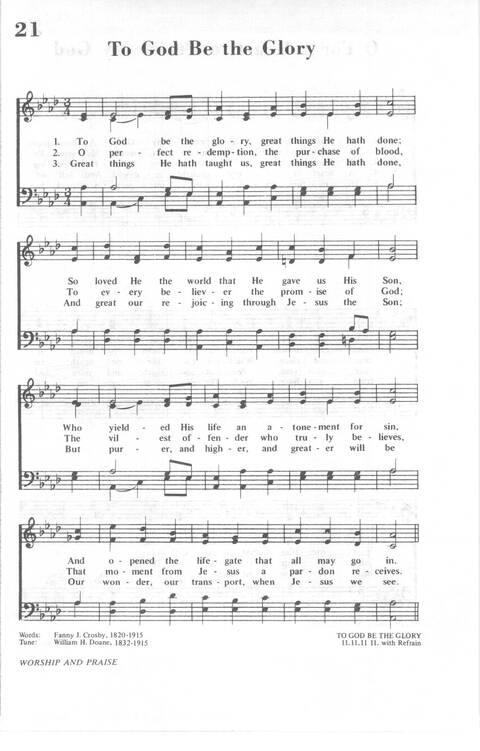African Methodist Episcopal Church Hymnal page 22