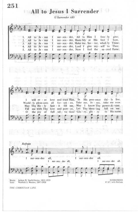 African Methodist Episcopal Church Hymnal page 258
