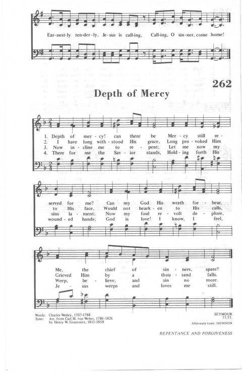 African Methodist Episcopal Church Hymnal page 270