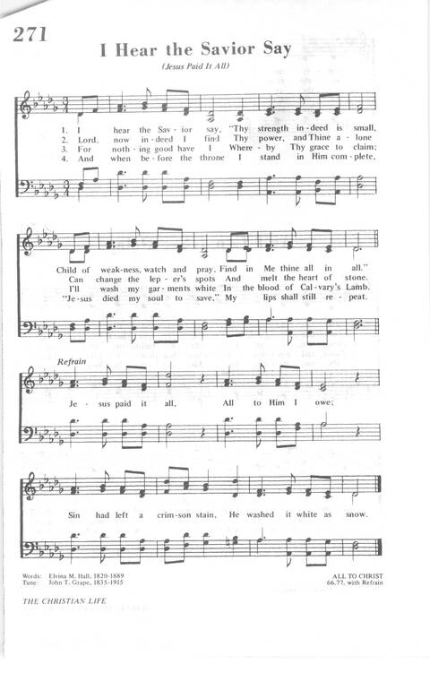 African Methodist Episcopal Church Hymnal page 279