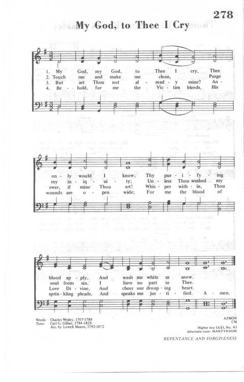 African Methodist Episcopal Church Hymnal page 286
