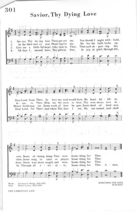 African Methodist Episcopal Church Hymnal page 311