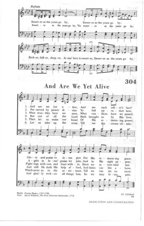 African Methodist Episcopal Church Hymnal page 314