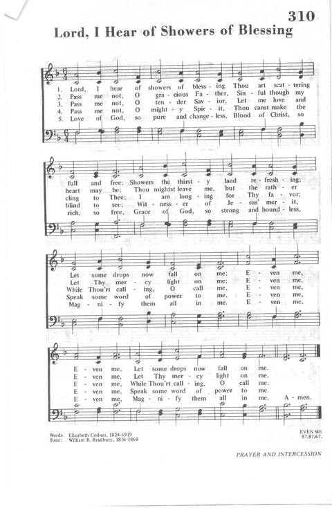African Methodist Episcopal Church Hymnal page 320