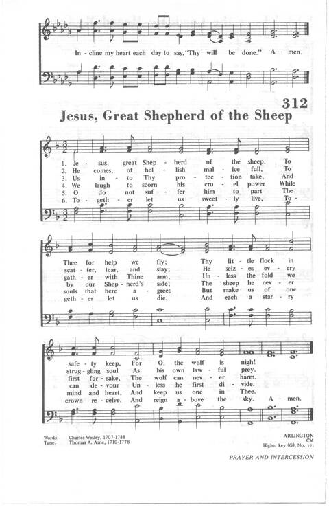African Methodist Episcopal Church Hymnal page 322