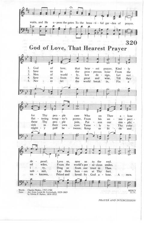 African Methodist Episcopal Church Hymnal page 330