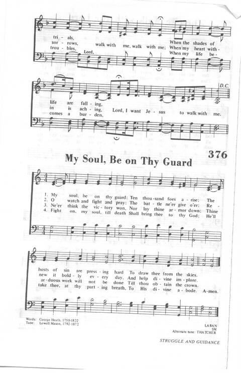 African Methodist Episcopal Church Hymnal page 394